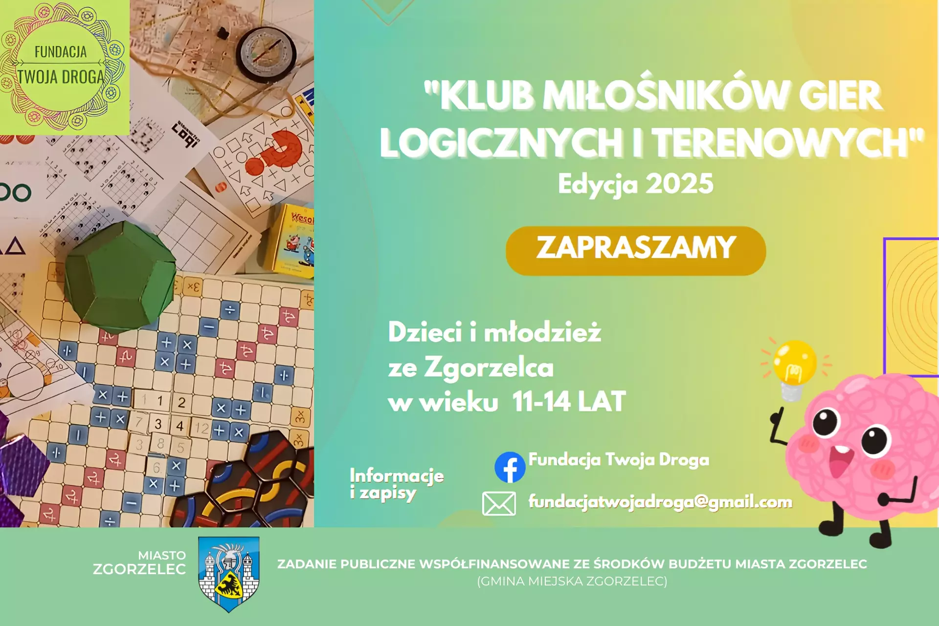„Klub Miłośników Gier Logicznych i Terenowych” Edycja 2025