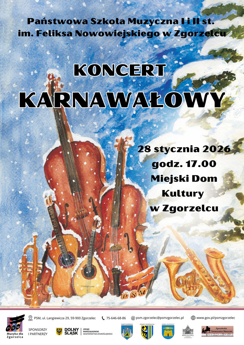 Koncert Karnawałowy Państwowej Szkoły Muzycznej
