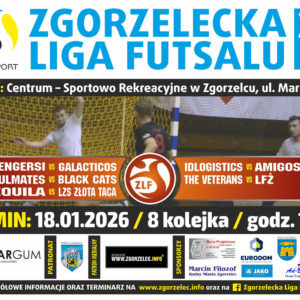 Zapowiedź VIII kolejki XVIII edycji Zgorzeleckiej Ligi Futsalu 2025/2026