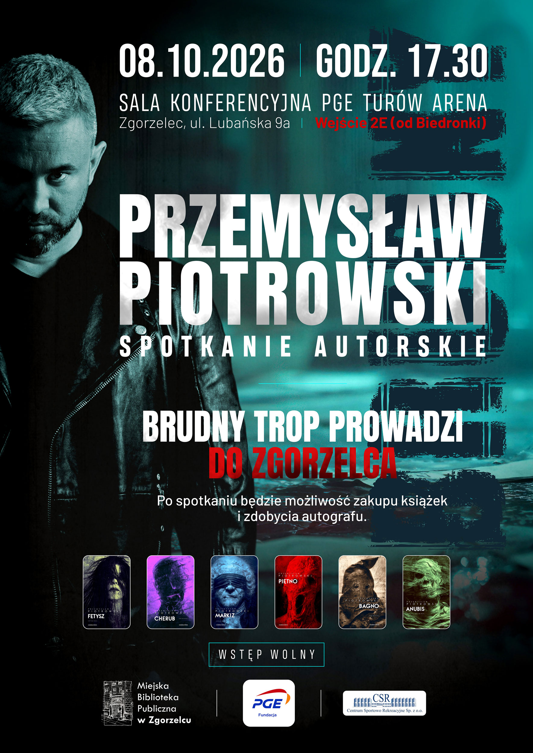 Przemysław Piotrowski spotka się z czytelnikami w Zgorzelcu