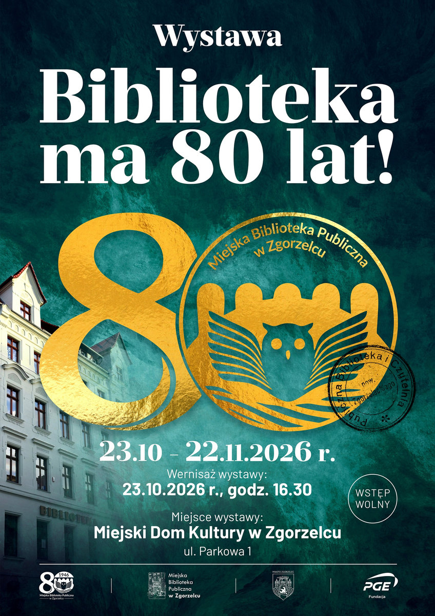 Wernisaż wystawy ,,Biblioteka ma 80 lat!''