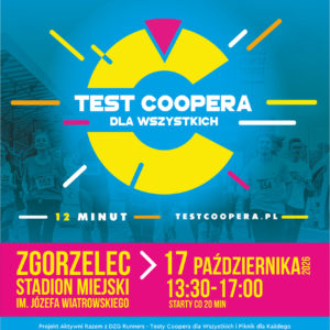 Sprawdź swoją formę podczas ostatniego w tym roku Testu Coopera w Zgorzelcu